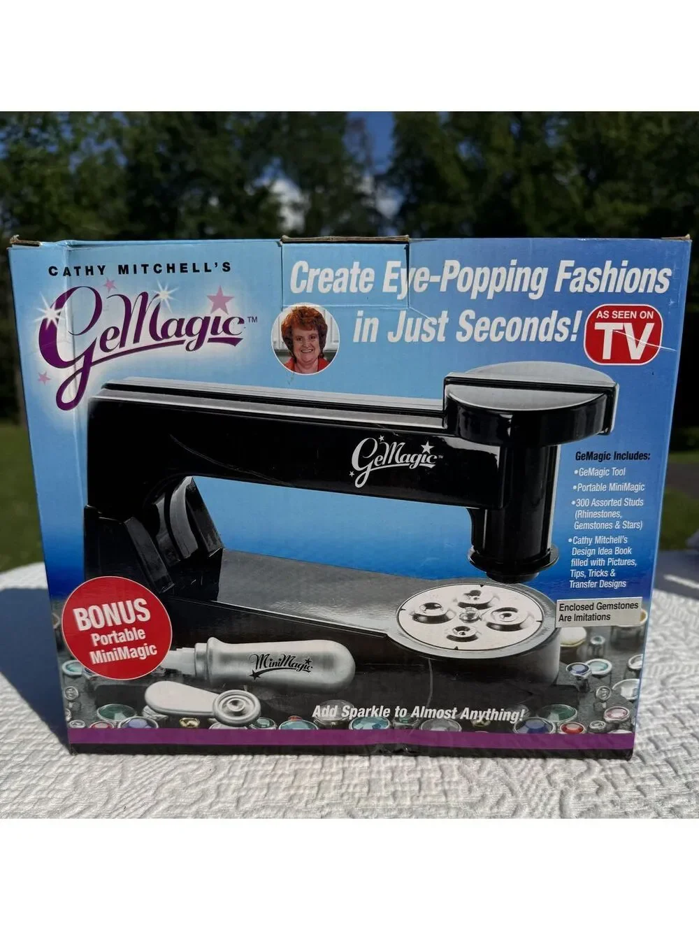 Cathy Mitchell's GelMagic Portable MiniMagic Studding Machine Kit - NEVER USED